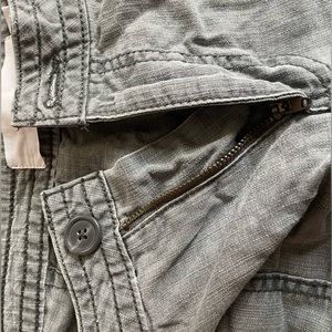 Gray Cargo Shorts